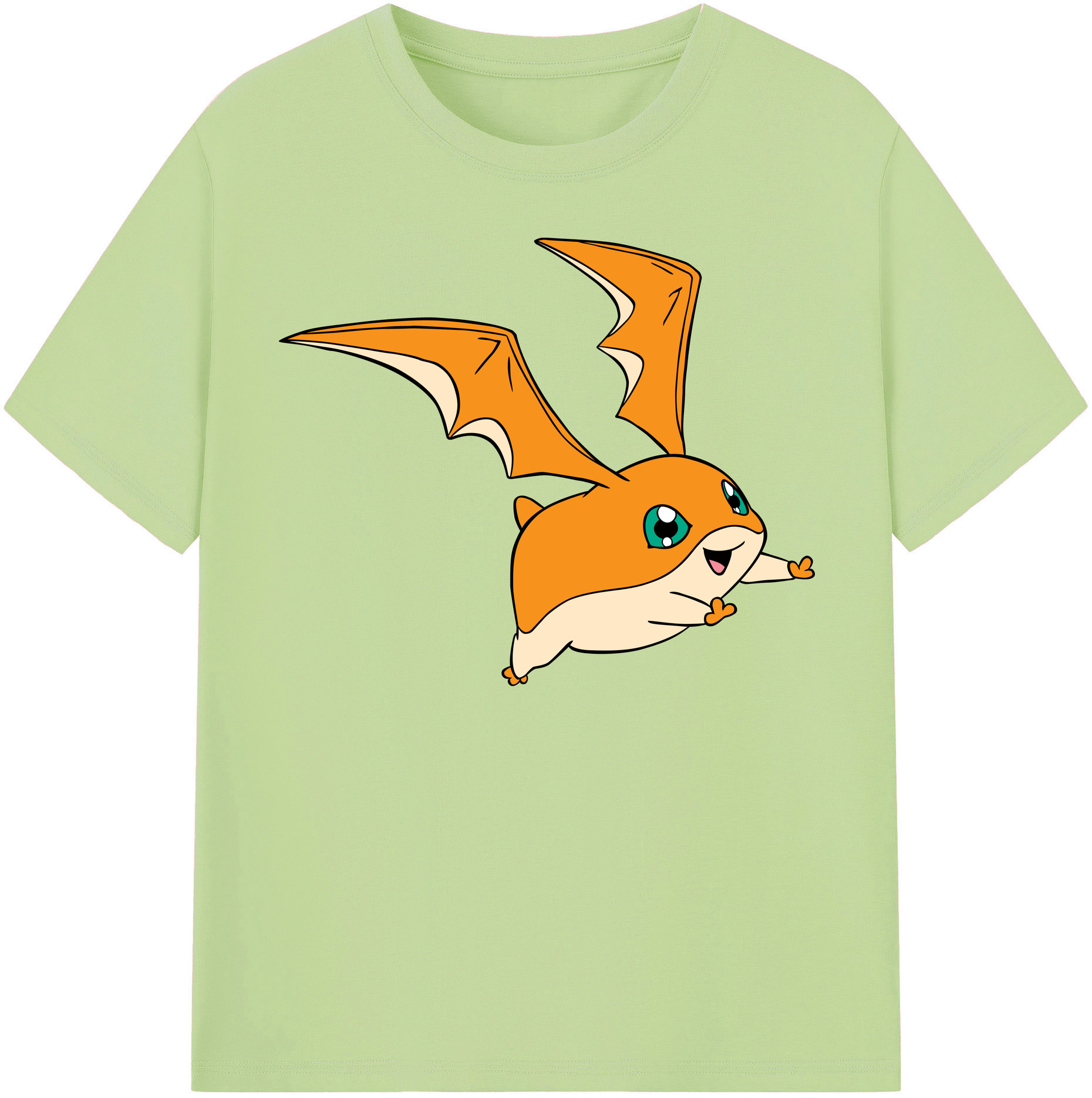 （画像用） Digimon デジタルモンスター/デジモン 綿100％半袖Tシャツ（フロントプリント）